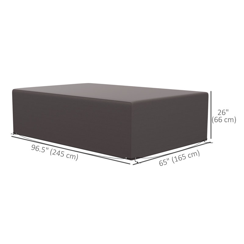 Housse pour ensemble de terrasse et d'extérieur