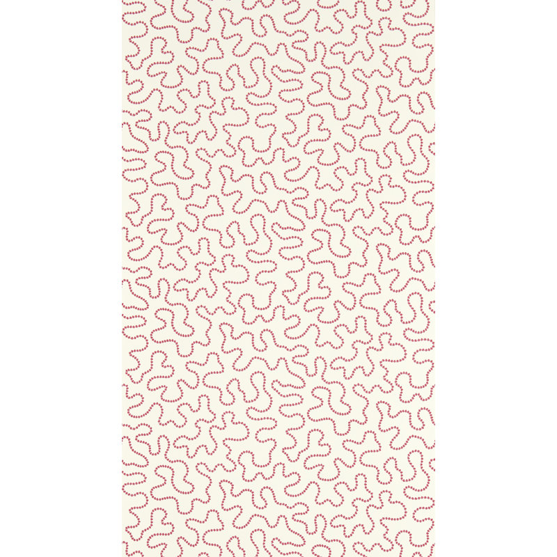 Wiggle 10.05m x 52cm Matte Wallpaper Roll, Pink