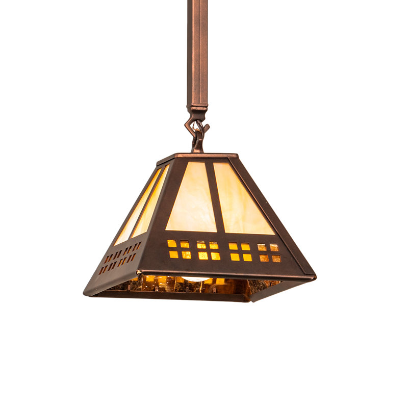 Luminaire suspendu géométrique à 1 lumière pour table de billard Shivank