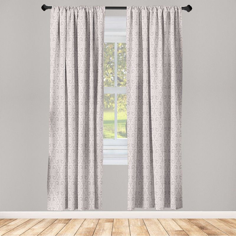 Semi Sheer Curtain Pair