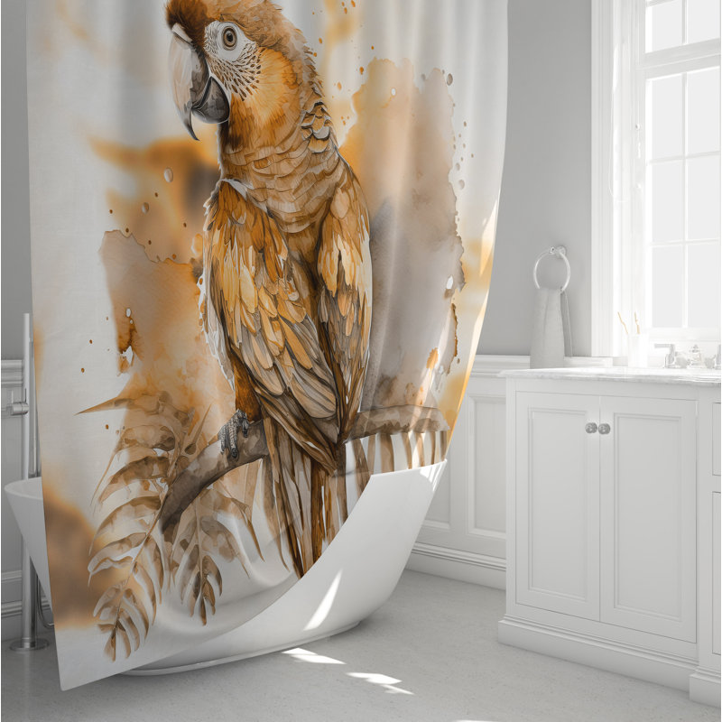 Anai Shower Curtain, 72" H x 70" W