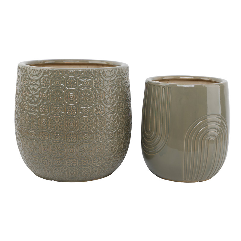 Ruffy Ceramic Pot Planter