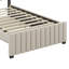 Lit plateforme double avec lit gigogne-107233597