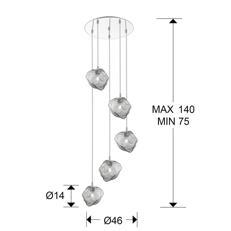 Boissonneault 5 - Light Cluster Pendant