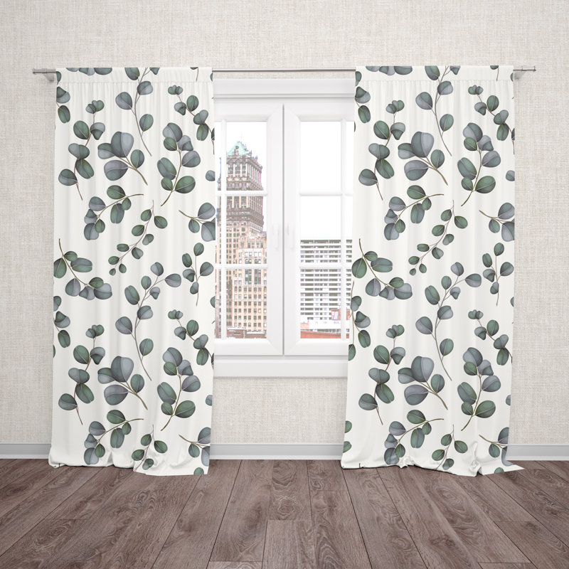 Johnelle Room Darkening Curtain Pair, 20" W x 82" L
