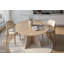 Table de salle à manger moderne, couleur travertin, 47,2 po x 29,5 po x 47,2 po | 100% panneau de particules enduit de mélamine, épaisseur: 1,0 po | Conception durable avec une capacité de charge de 132,3 lb | Élégante finition en marbre beige uni, parfaite pour les espaces de salle à manger contemporains-1197917138