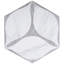Carrelage mural et de plancher en porcelaine mate Hexagon 7,7 po x 8,9 po Corola-55199902