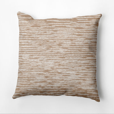 Marled Knit Print Square Pillow Cover and Insert