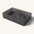 Transparent Grey Solid Surface Basin