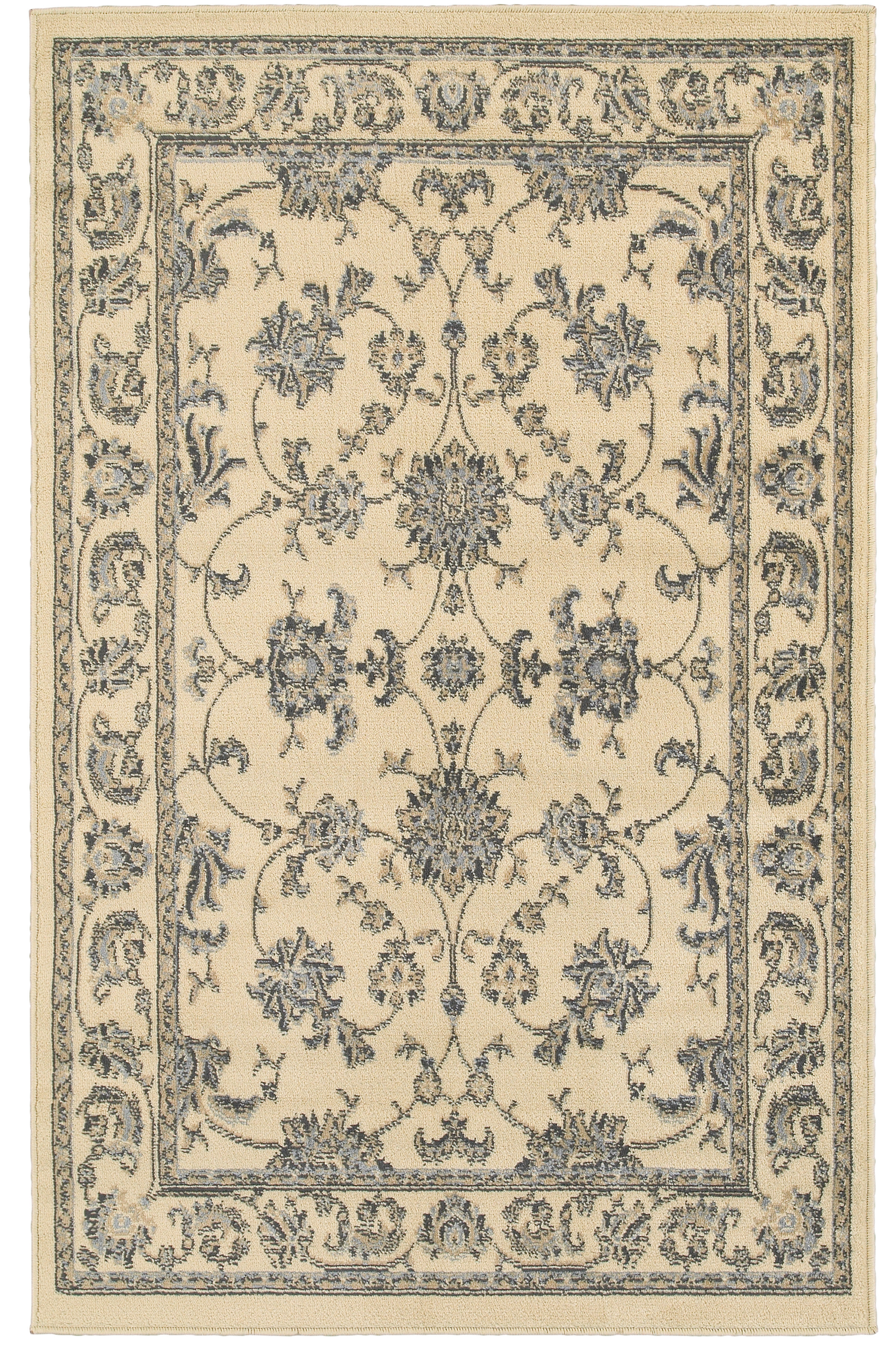 Darby Rug Darby Home Co Dyana Oriental Beige/Navy/Grey Area Rug & Reviews ...