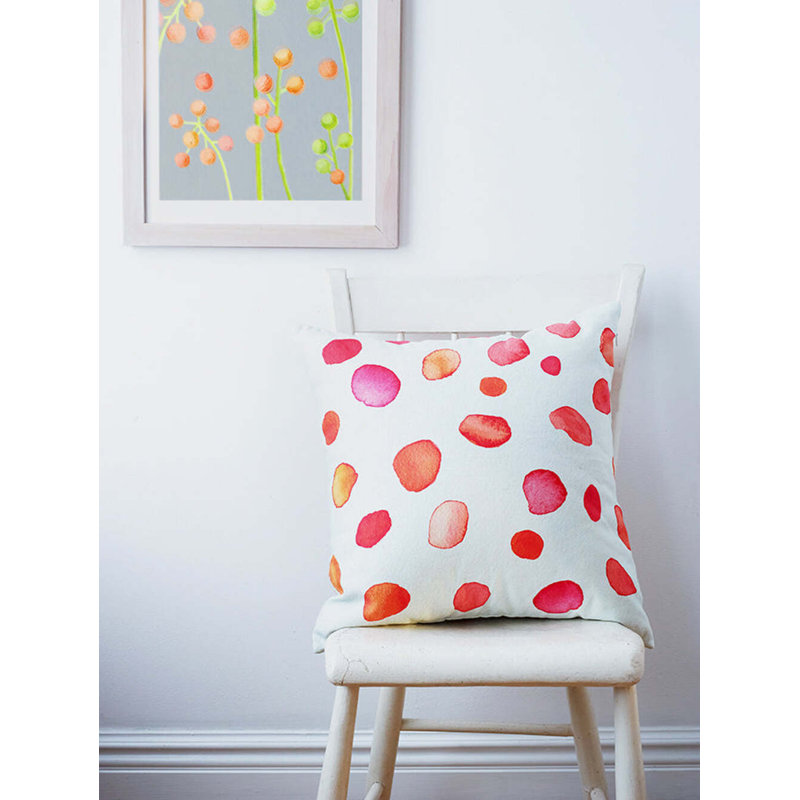Brunia On Gray Print, 19" H x 13" W