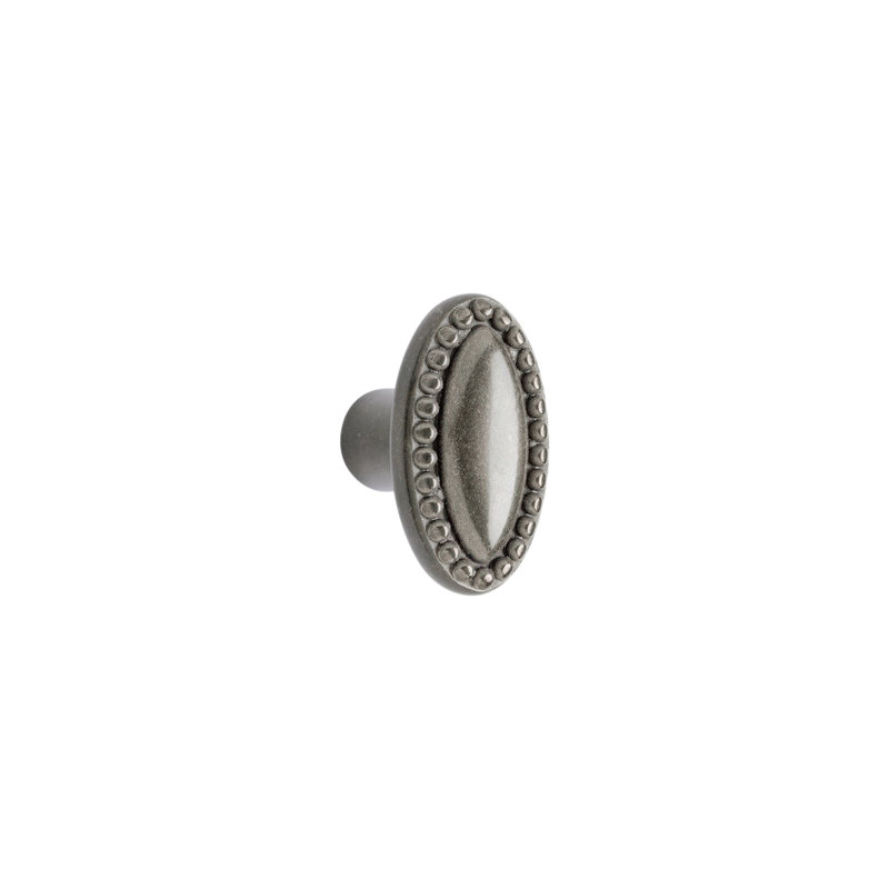 Maddox Bronze Oval Knob, Silicon Bronze Dark Lustre