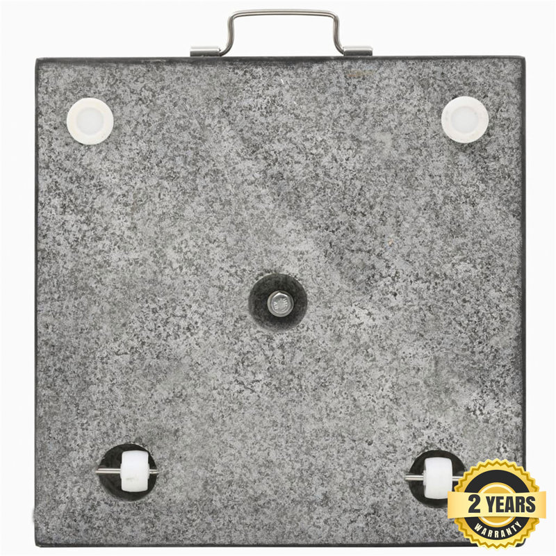 Aimey 24 kg Steel and Stone Umbrella Base with Wheels