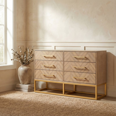 Commode 6 tiroirs Sherilynne