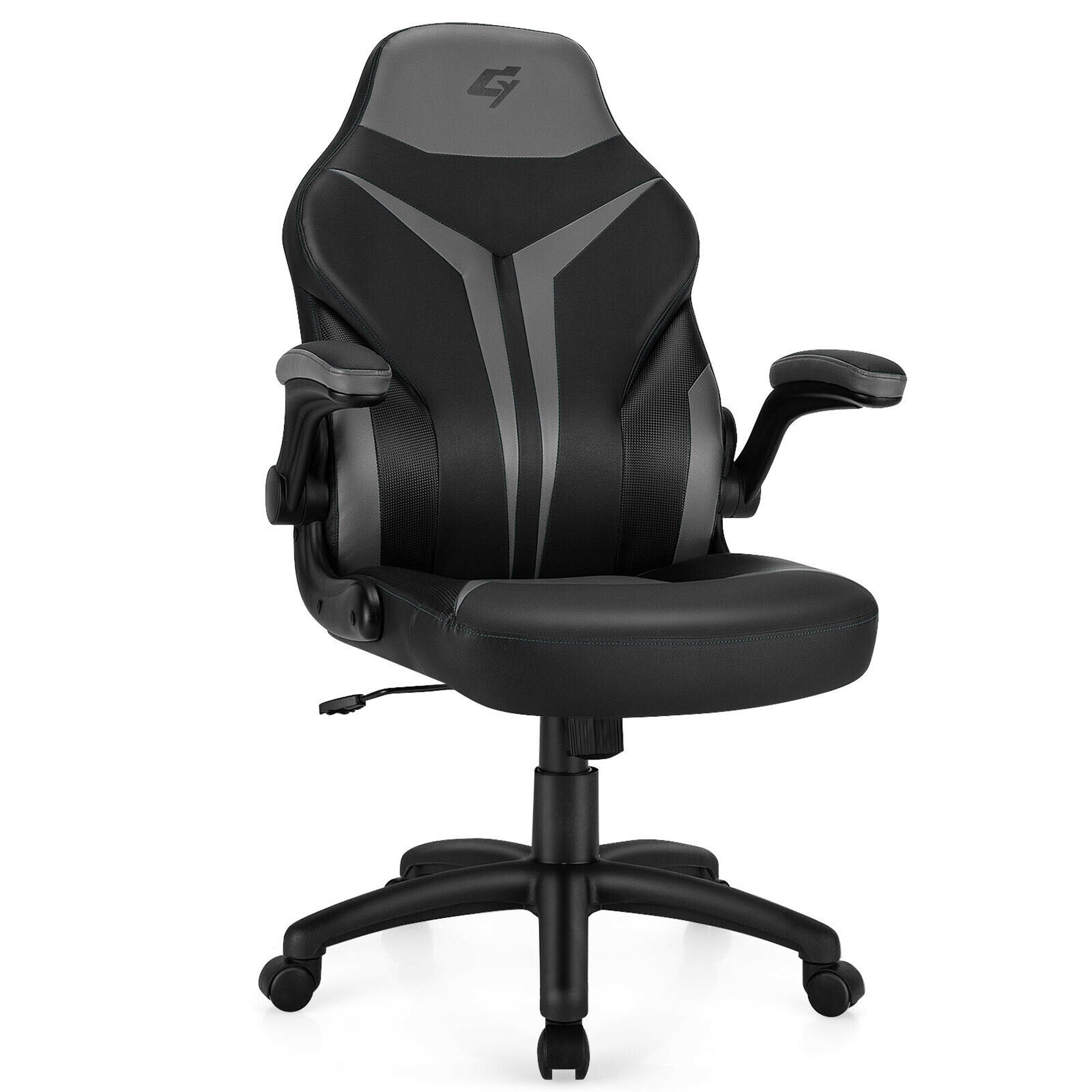 https://assets.wfcdn.com/im/54362551/compr-r85/1579/157953294/gymax-ergonomic-faux-leather-swiveling-pc-racing-game-chair-in-grey-black.jpg