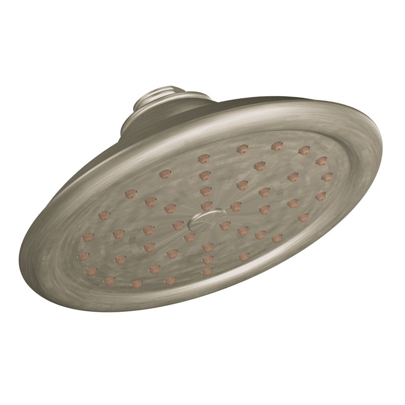 ExactTemp Rain Shower Head with Immersion, Brushed Nickel