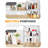 Bread Box,Large Bread Boxs For Kitchen Countertop, 4 Layers Adjustable Bread Storage Container, Clear Boxes For Kitchen Counter, Breads Box Airtight