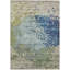 Tapis bleu intérieur / extérieur lavable à la machine Xhevrie-1900057274