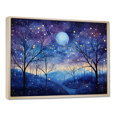 Indigo Dreams III - Abstract Landscapes Wall Art