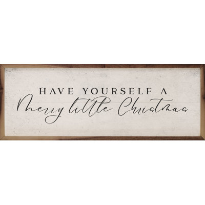 " Merry Little Christmas White "
