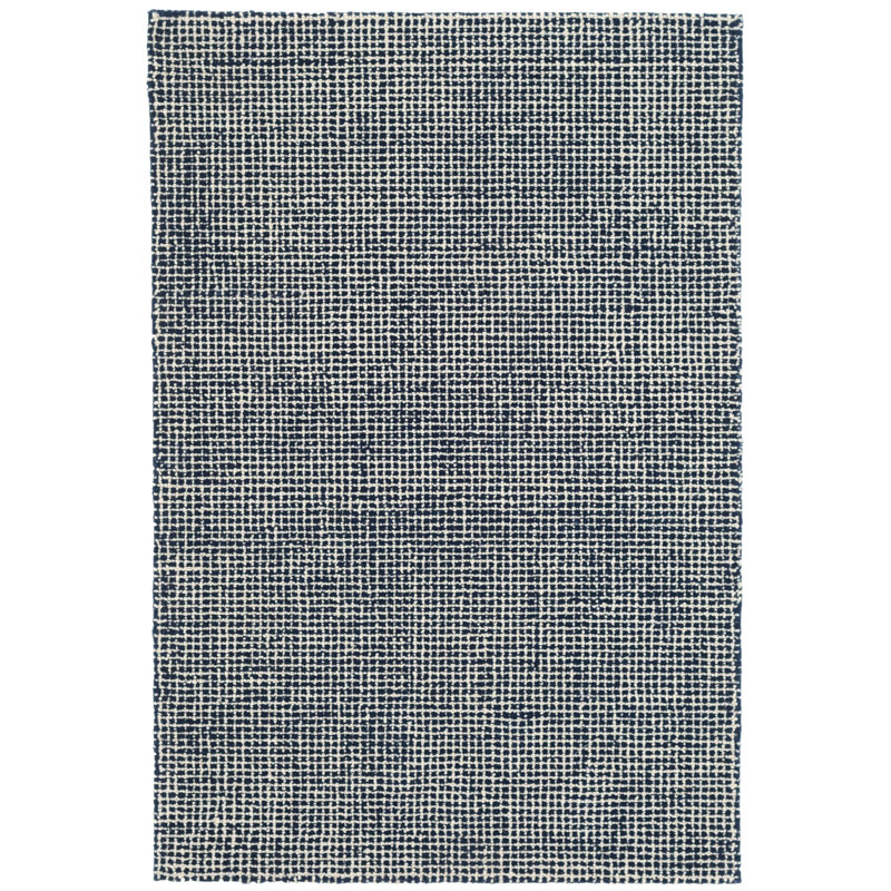 Matrix Ink Hand Tufted Wool Rug, Rectangle 5' x 8'
