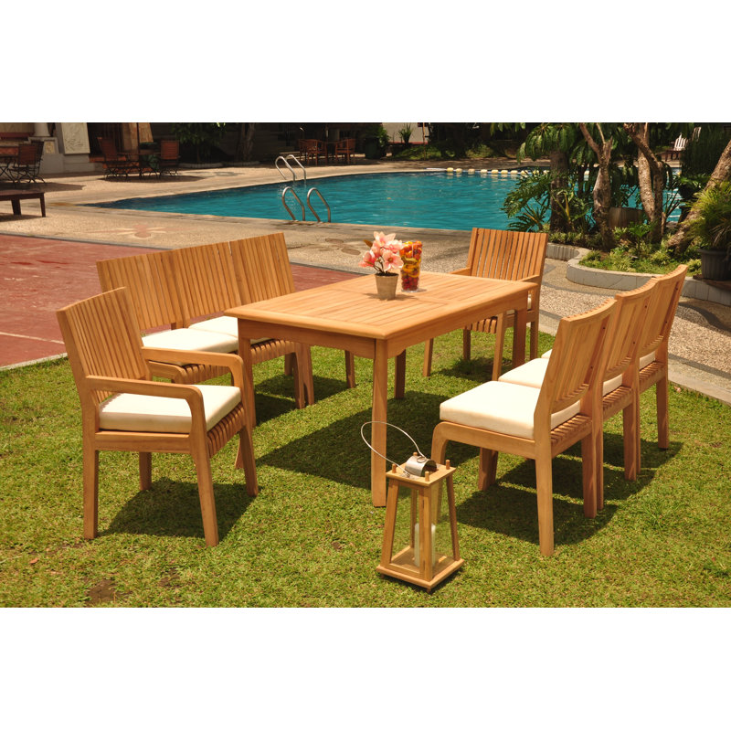 Ensemble repas 9 pièces Mastin, L 60 po x l 35 po x H 30,5 po