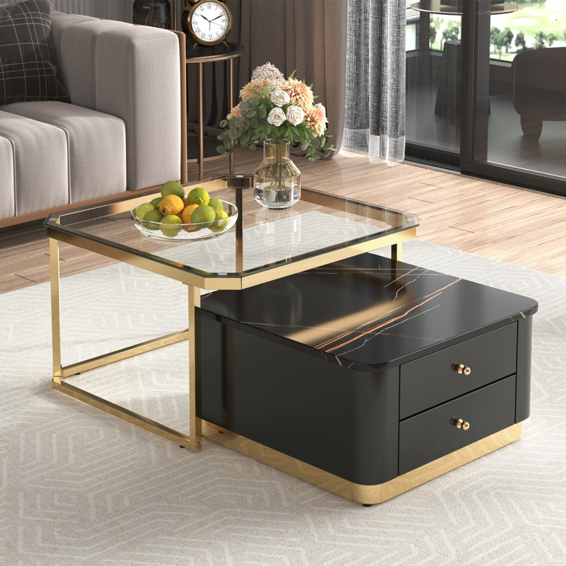 Nesting Coffee Table, Black