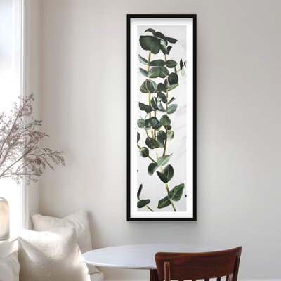 Eucalyptus Stems - Kitchen Botanical Framed Print for Decor