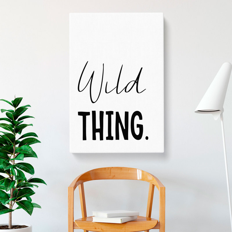 Wild Thing - Wrapped Canvas, 91cm H x 60cm W x 3cm D