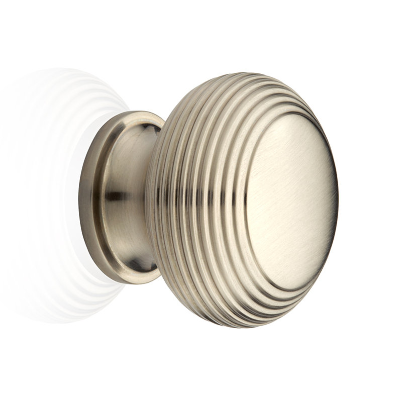 Poignée ronde 1 1/2" de diamètre Westwick, Nickel brossé