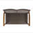 Hampton Wood + Wicker Loveseat-704129558