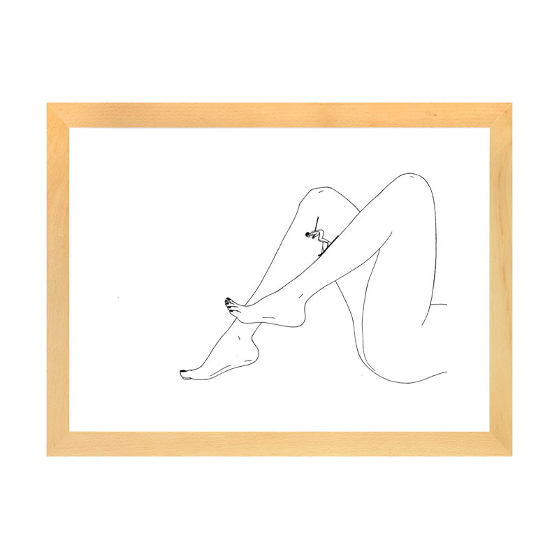 «Downhill», reproduction d'art, Papier bois naturel, H 16 po x l 24 po x P 1 po