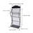 Multi-layer Floor-Standing Magazine Rack Display Rack