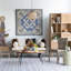 Grand panneau d'art mural, décoration murale carrée pour salon, salle à manger, bureau, chambre à coucher