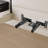 Adjustable Headboard Bracket Black