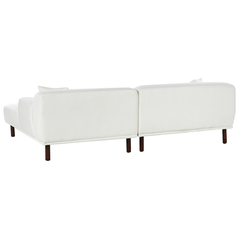 HOLT 3 Seater Corner Sofa, White