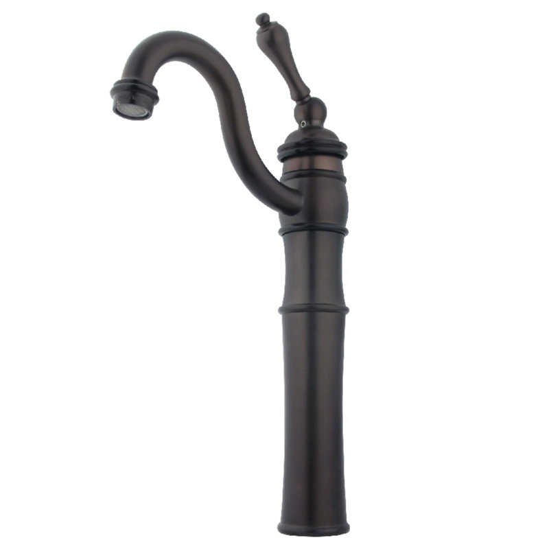 Kingston Brass Victorian Single-Handle 1-Hole Deck Mount Vessel Faucet, Oil Rubbed Bronze