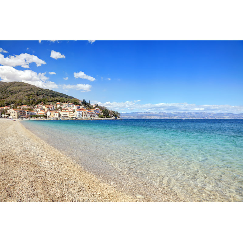 Beautiful Pebble Beach by Vuk8691 - No Frame Print on Canvas, 51cm H x 76cm W