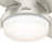 44" Dempsey 4 - Blade Outdoor Flush Mount Ceiling Fan with Light Kit Included-49934399