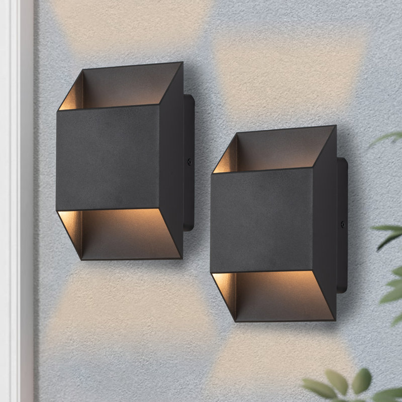 LED Wall Light, 8'' H x 4.75'' W x 3'' D