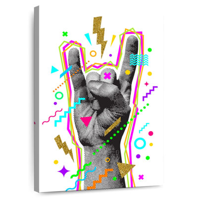 Abarca Rock And Roll Hand