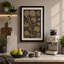 Golden Flower Study Botanical - Wrapped Canvas-2114651341-2114651451