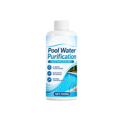 Clarifying agent 100ML Pool Water Clarifier Fast Acting Flocculant Pool Cleaner For Cloudy Water  Prevention Odor Removal