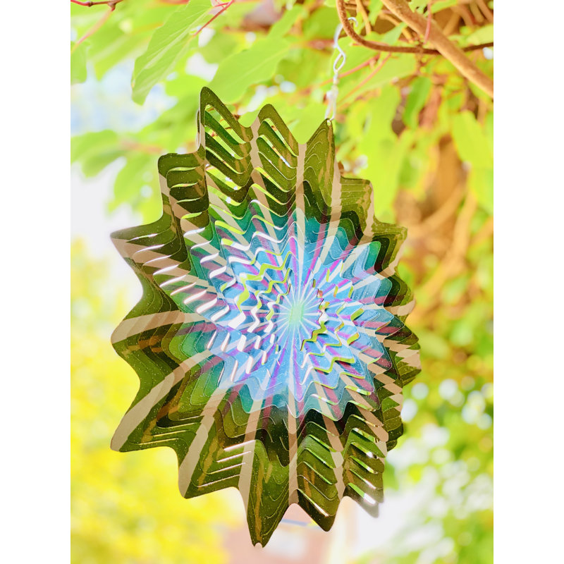 Shubhada Weather Resistant Metal Abstract Rotator