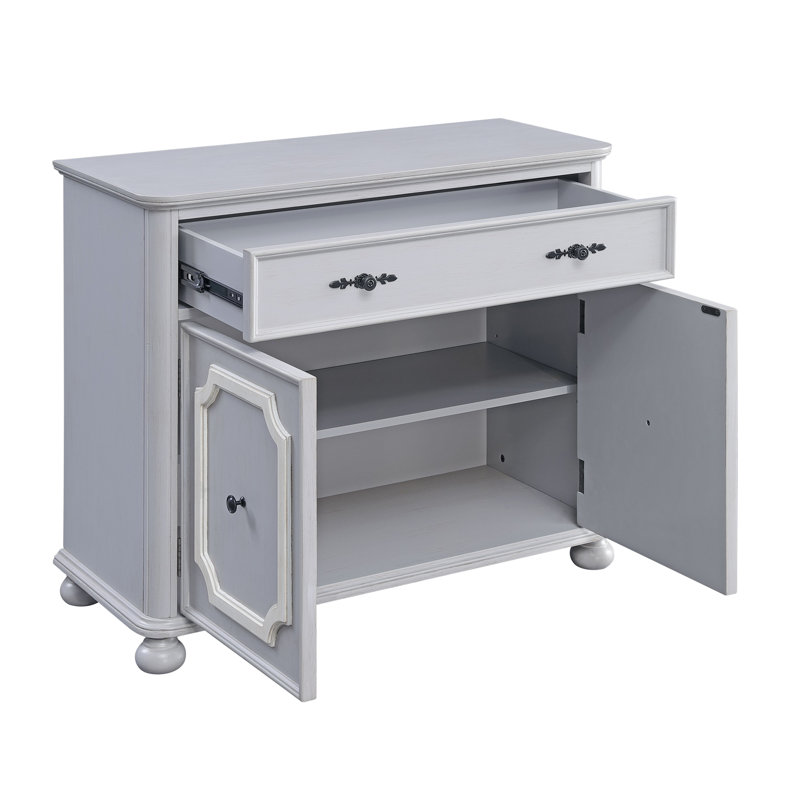 Armoire à finition grise