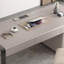 Bureau rectangulaire gris et noir en bois manufacturé + acier laminé à froid-364746435-364746433