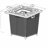 28-inch Willow Square Fire Pit Table