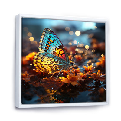Enchanted Hues Transport Butterflies II - impressions sur toile papillon