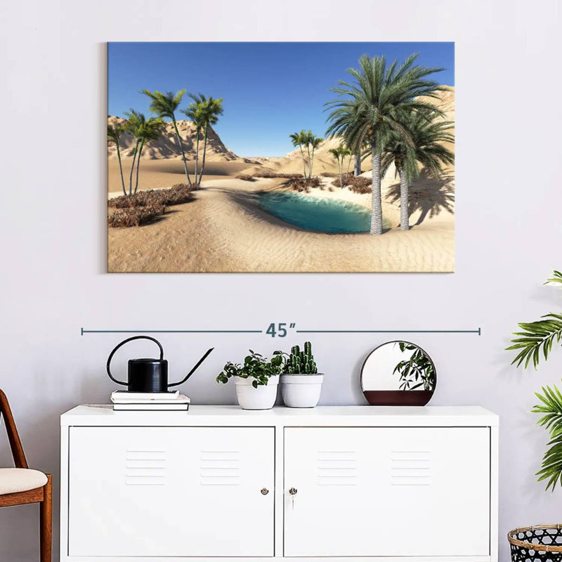 Alvord Oasis In The Desert, 8" H x 12" W