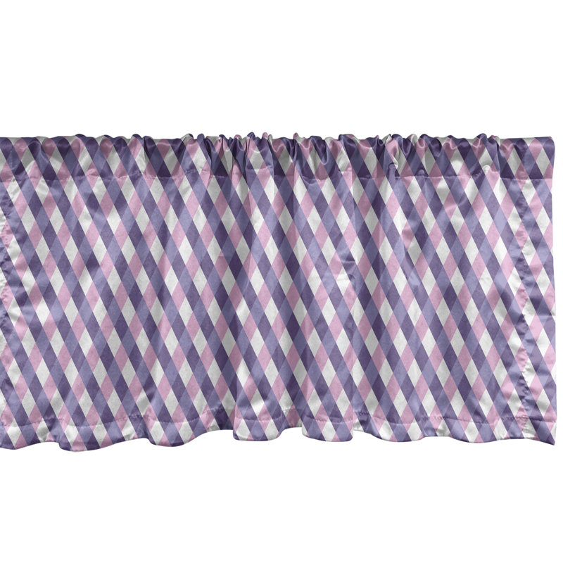 Ensemble de 2 cantonnières Ambesonne Mauve, L 54 po x L 18 po